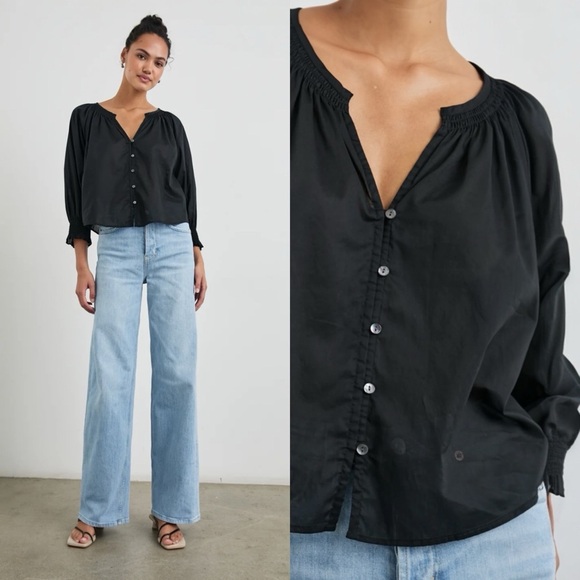 RAILS • Mariah Top in True Black - Picture 12 of 13